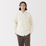 紳士　アンデスウールクルーネックセーター