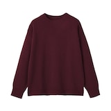 紳士　アンデスウールクルーネックセーター