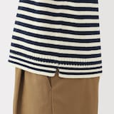 紳士　アンデスウールクルーネックセーター