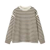 紳士　アンデスウールクルーネックセーター