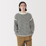 紳士　アンデスウールクルーネックセーター