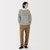 紳士　アンデスウールクルーネックセーター