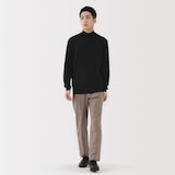 紳士　洗えるウールハイゲージハイネックセーター