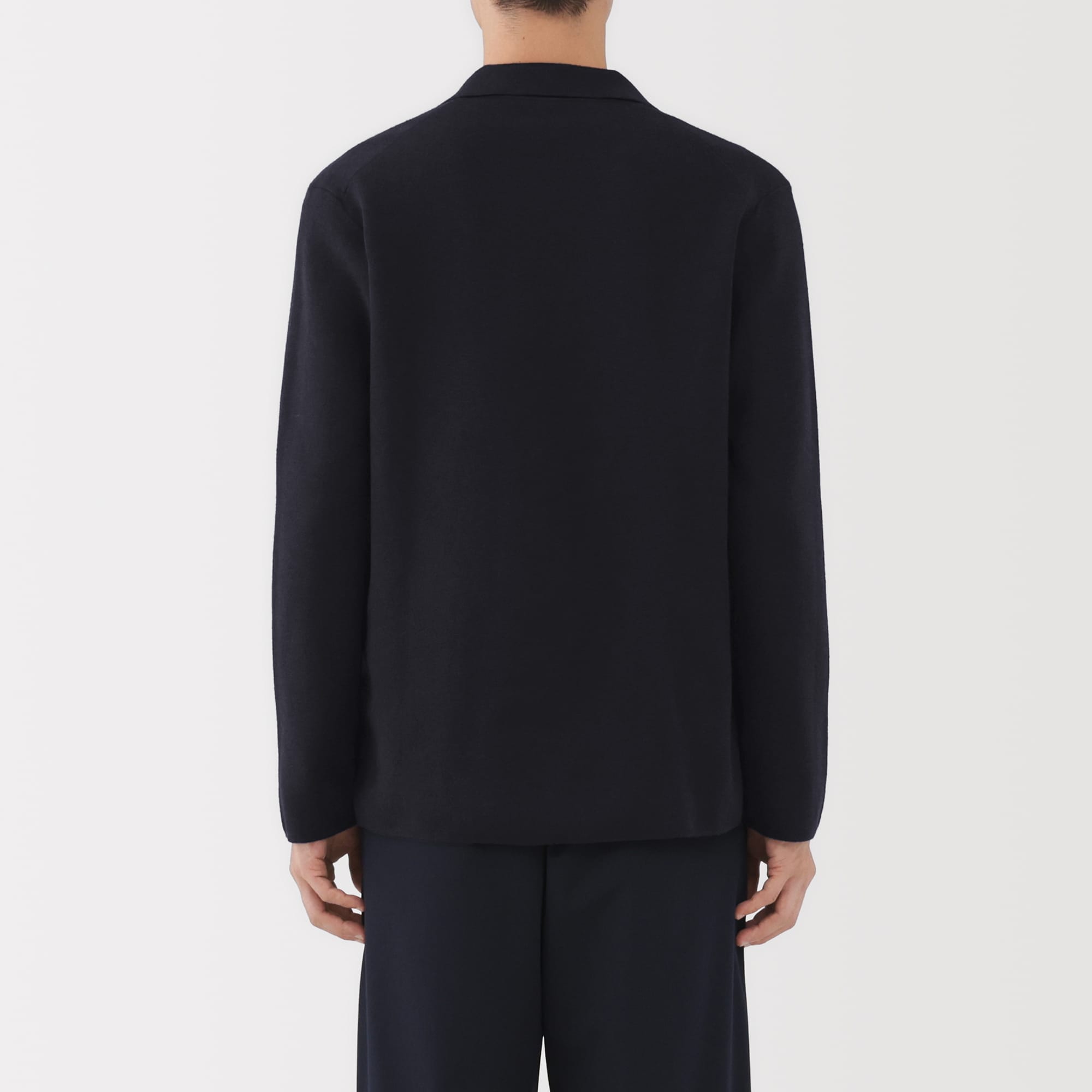 紳士 洗えるミラノリブ編みジャケット | 無印良品