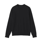 紳士　洗えるウールハイゲージクルーネックセーター