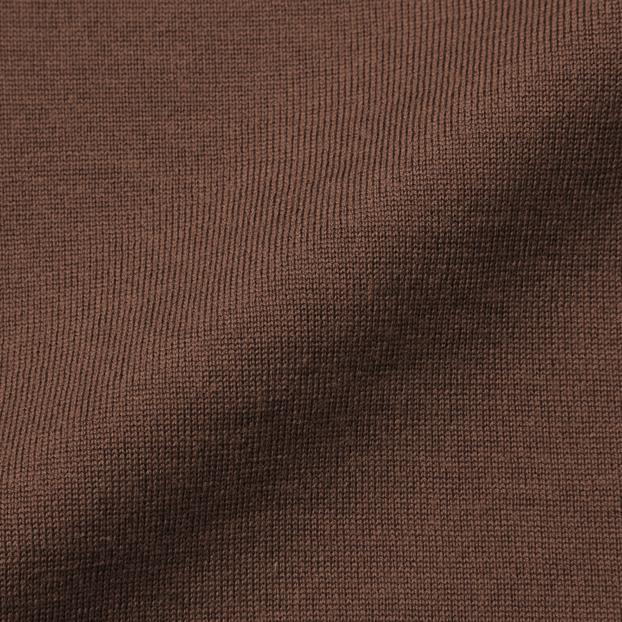 紳士　洗えるウールハイゲージクルーネックセーター