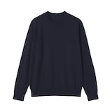 紳士　洗えるウールハイゲージクルーネックセーター