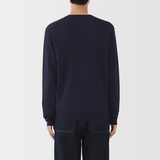 紳士　洗えるウールハイゲージＶネックカーディガン