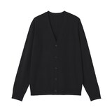 紳士　洗えるウールハイゲージＶネックカーディガン