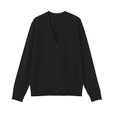 紳士　洗えるウールハイゲージＶネックカーディガン