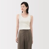 婦人　ストレッチリブ編みタンクトップ（ＡＳＥＡＮ）