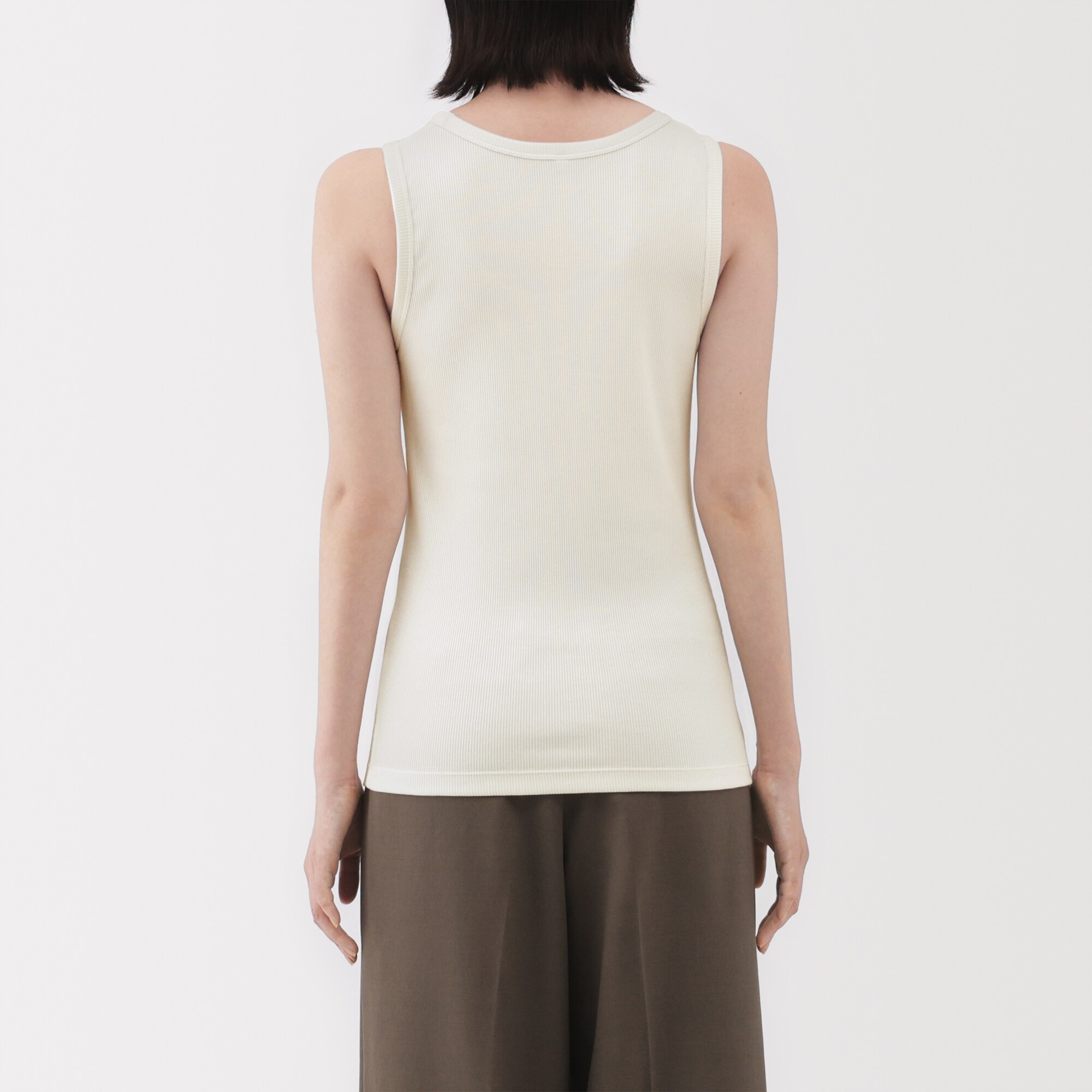 婦人　ストレッチリブ編みタンクトップ（ＡＳＥＡＮ）