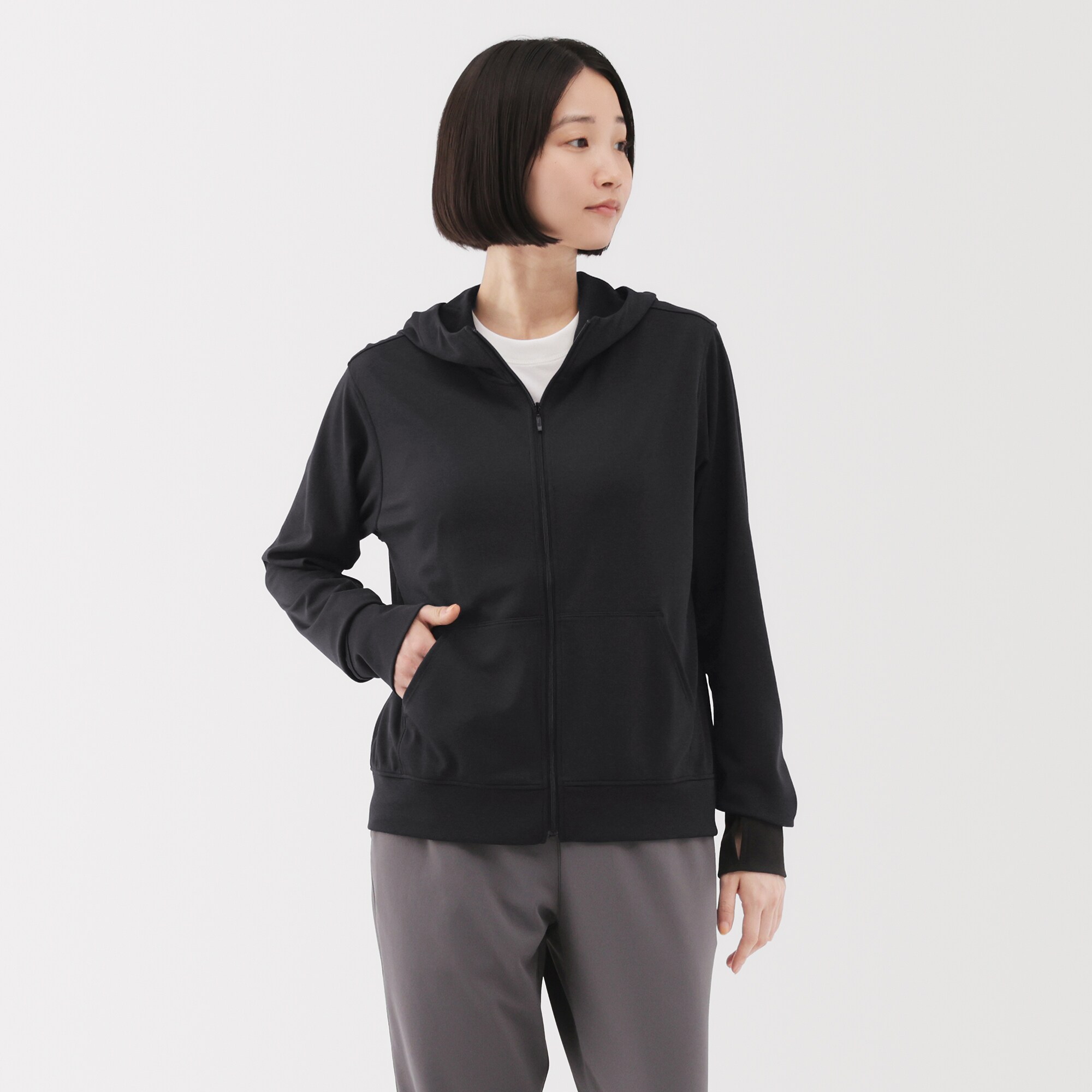 婦人　ＵＶカット乾きやすいフルジップパーカ（ＡＳＥＡＮ）