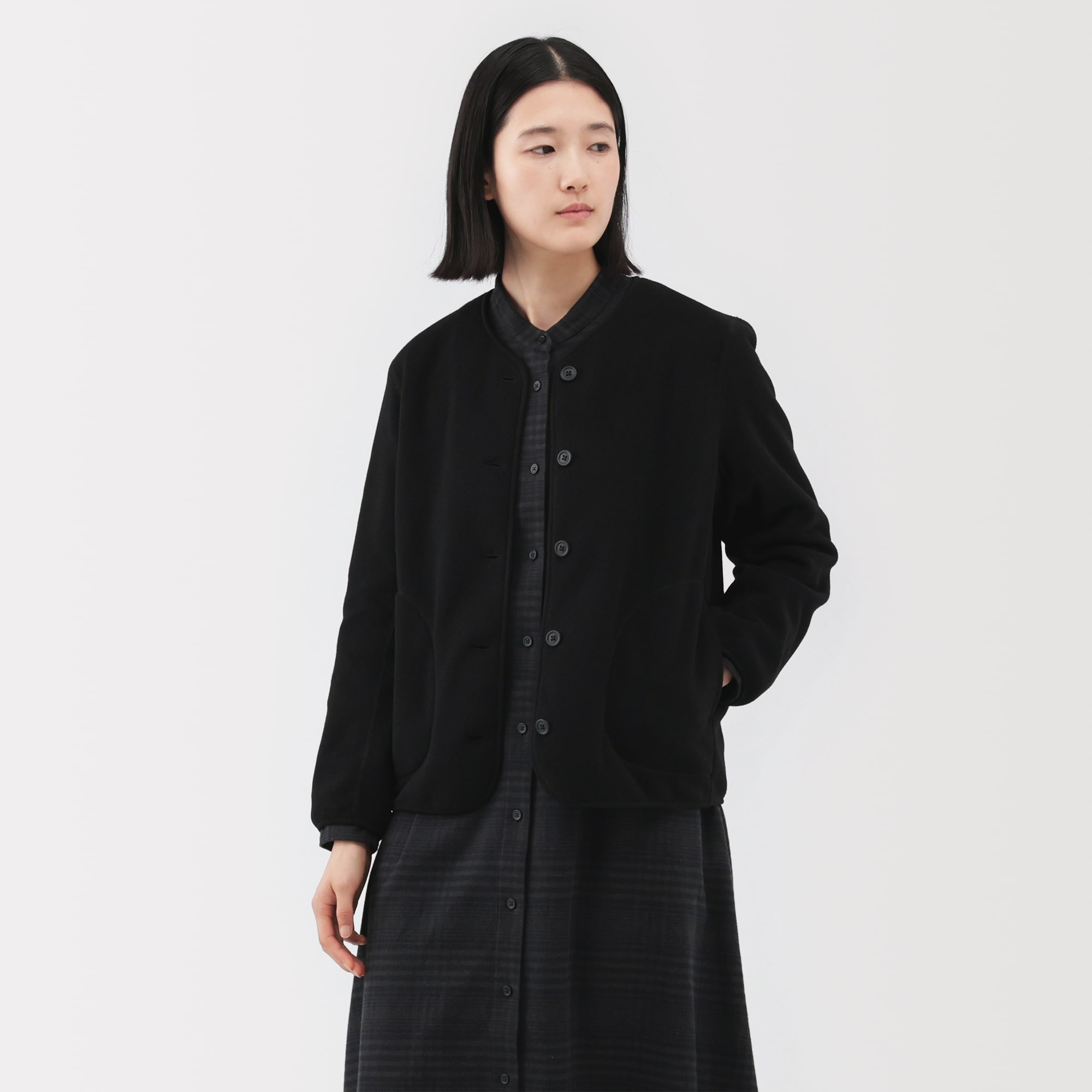 婦人 素材に還るフリースカーディガン | 無印良品