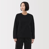 婦人　素材に還るフリースプルオーバー