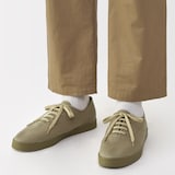 紳士　柔らかい中敷を使用した　撥水キャンバススニーカー