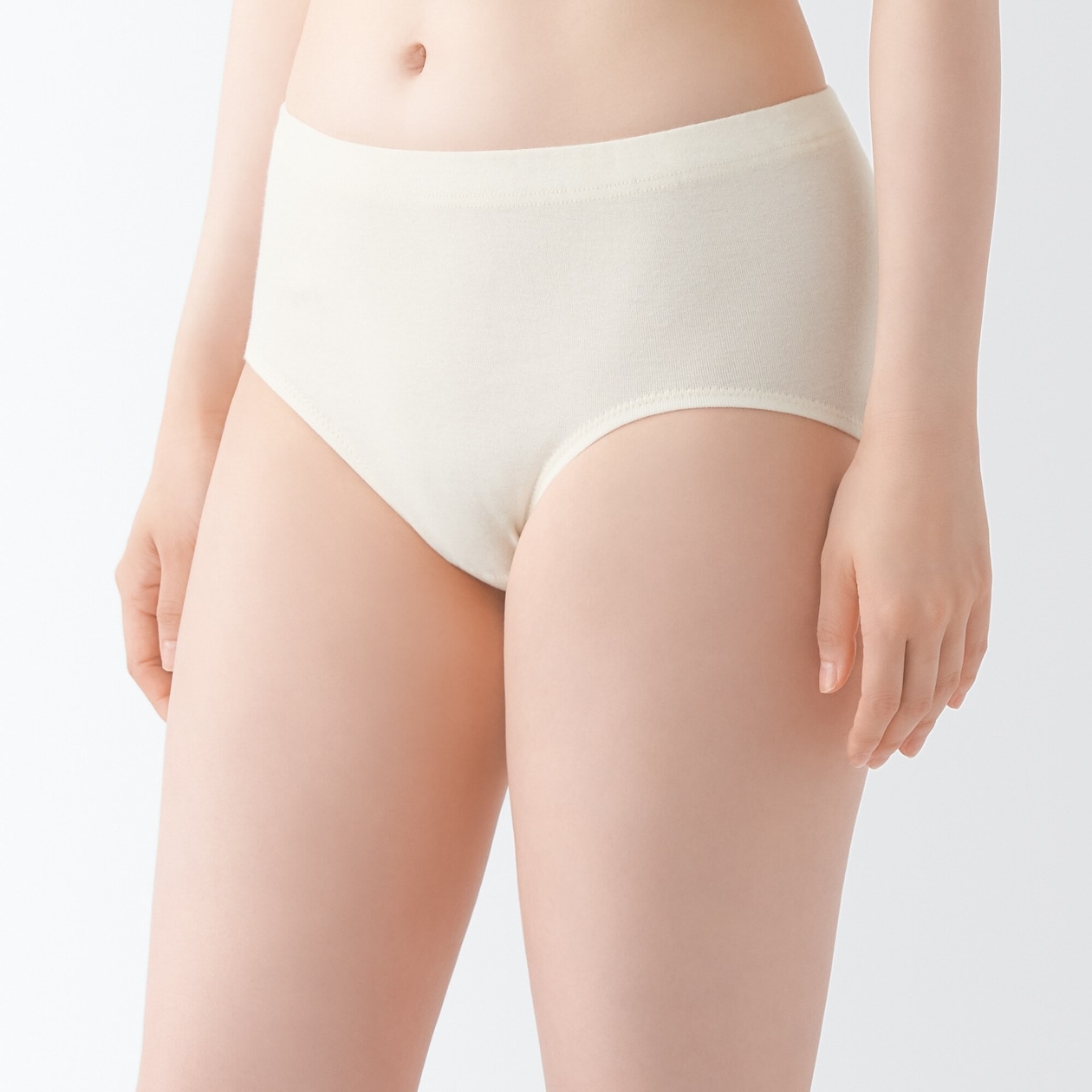 婦人　無染色ハイライズショーツ