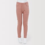 キッズ　ジャージーストレッチツイルレギンスパンツ