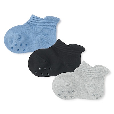 ベビー　足なり直角　スニーカーイン（３足組）