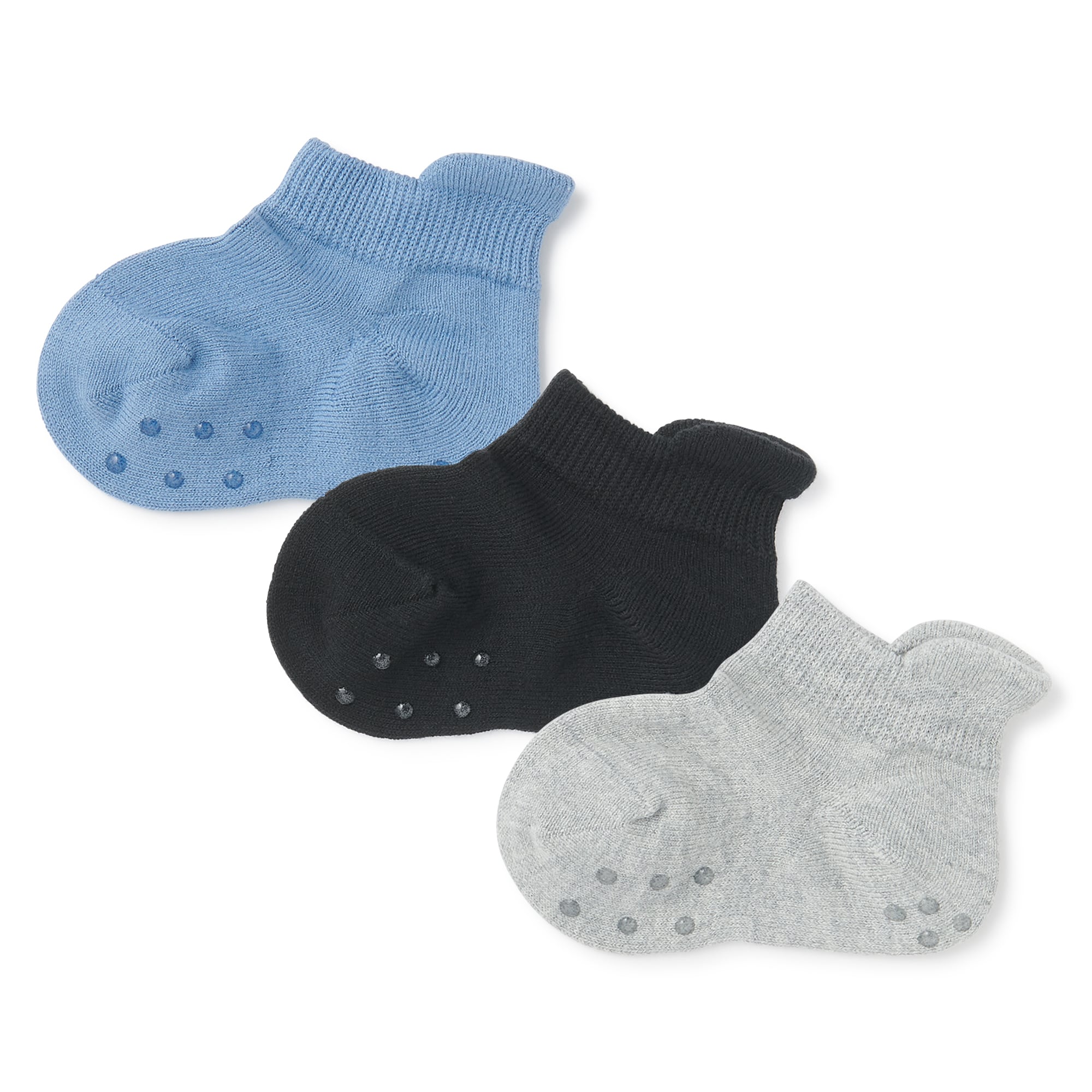 ベビー　足なり直角　スニーカーイン（３足組）