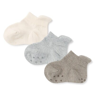 ベビー　足なり直角　スニーカーイン（３足組）