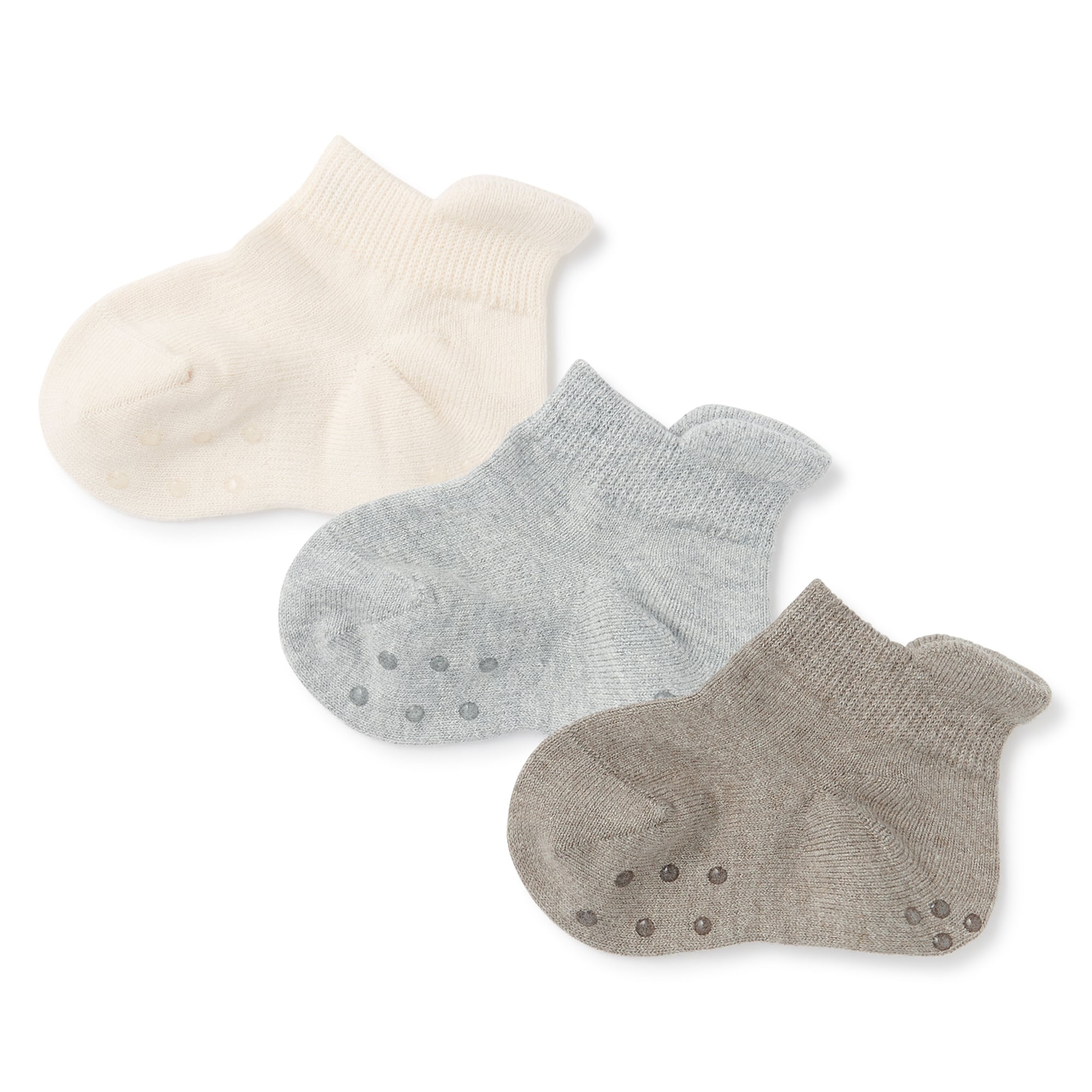 ベビー　足なり直角　スニーカーイン（３足組）