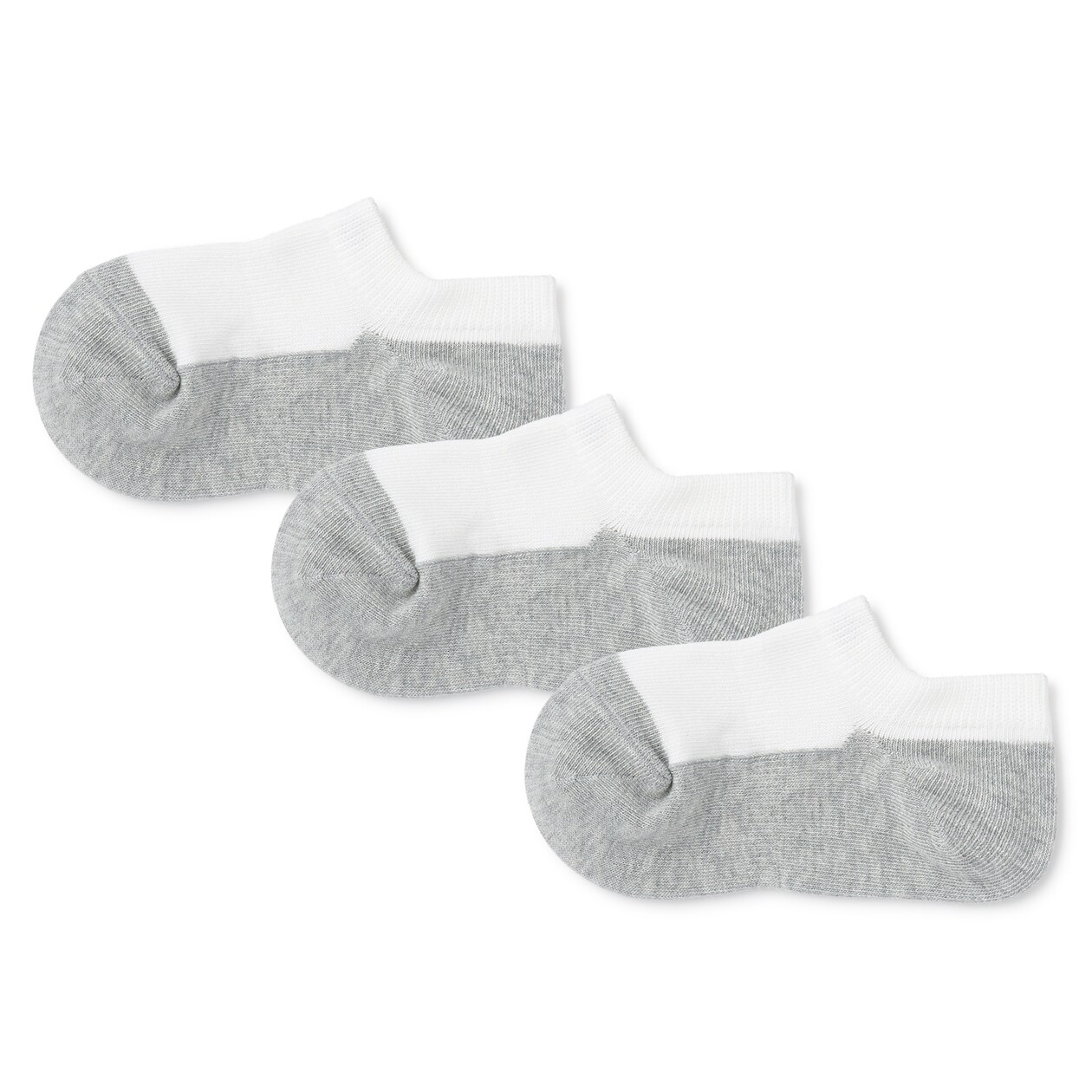 キッズ　足なり直角　スニーカーイン（３足組）