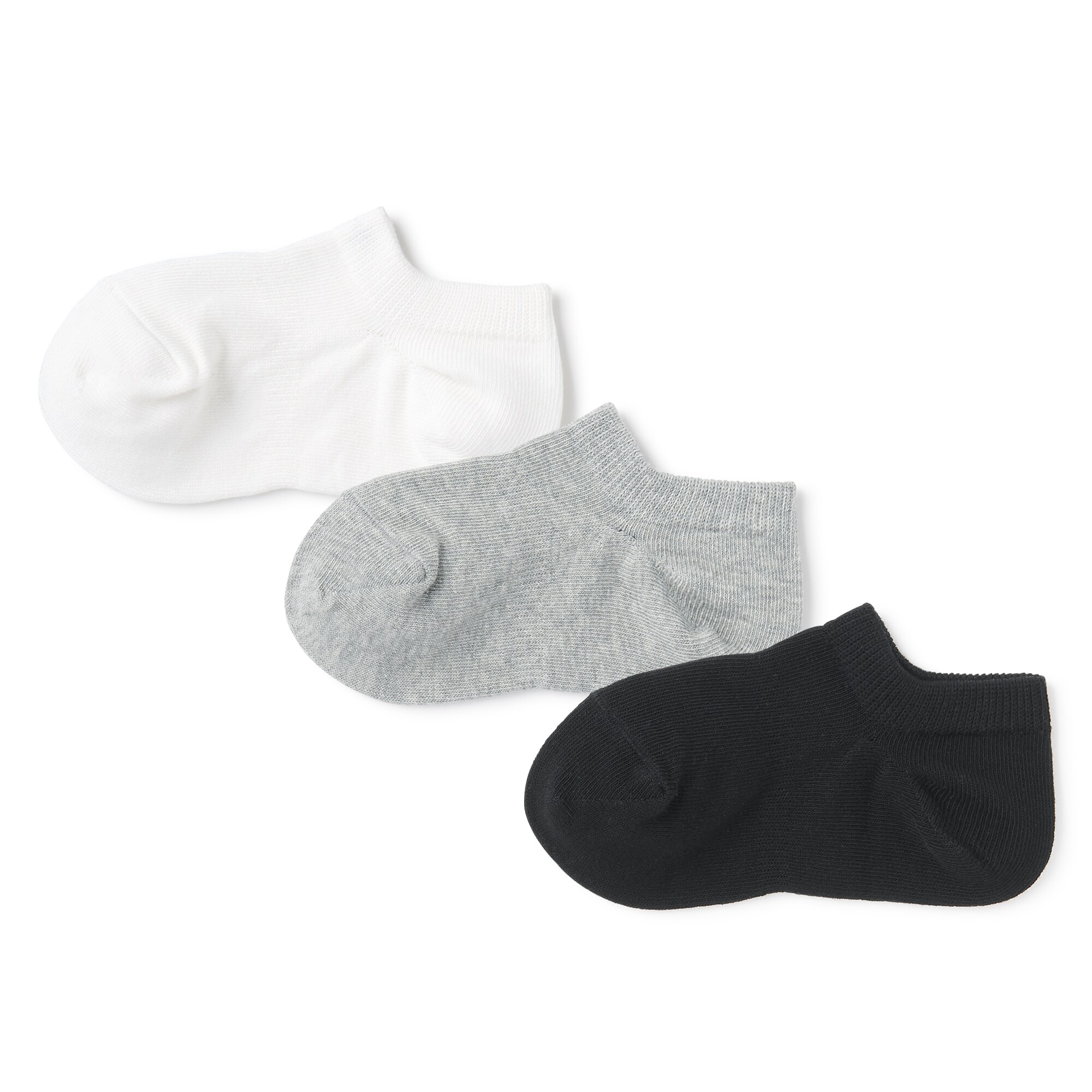 キッズ　足なり直角　スニーカーイン（３足組）