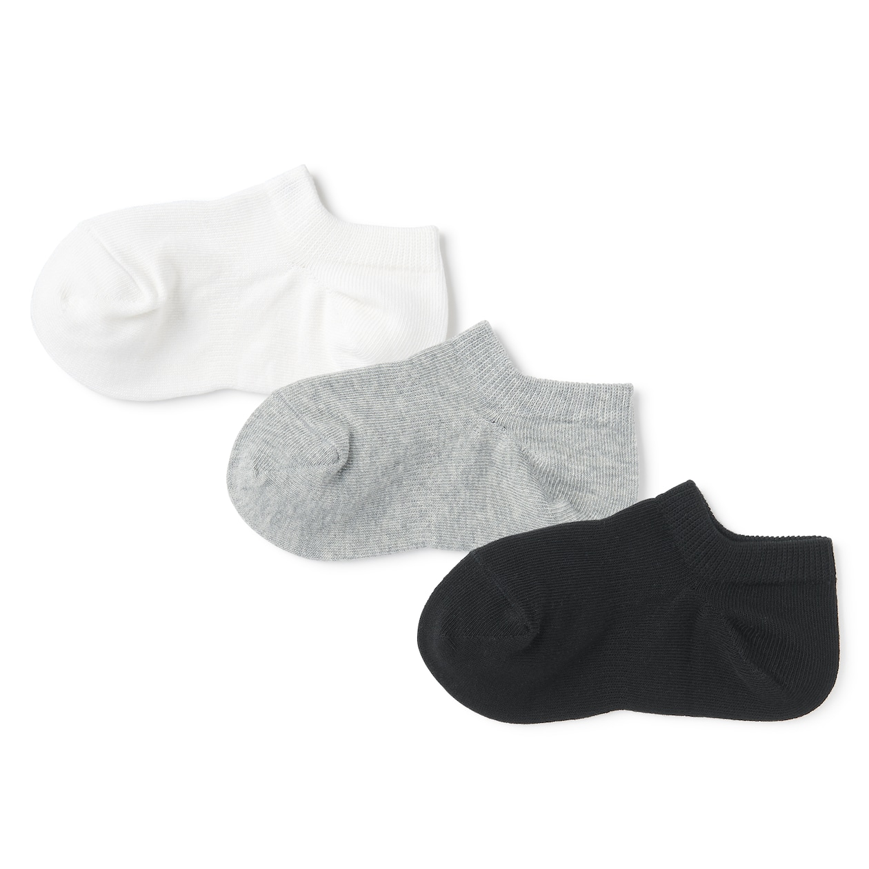 キッズ　足なり直角　スニーカーイン（３足組）