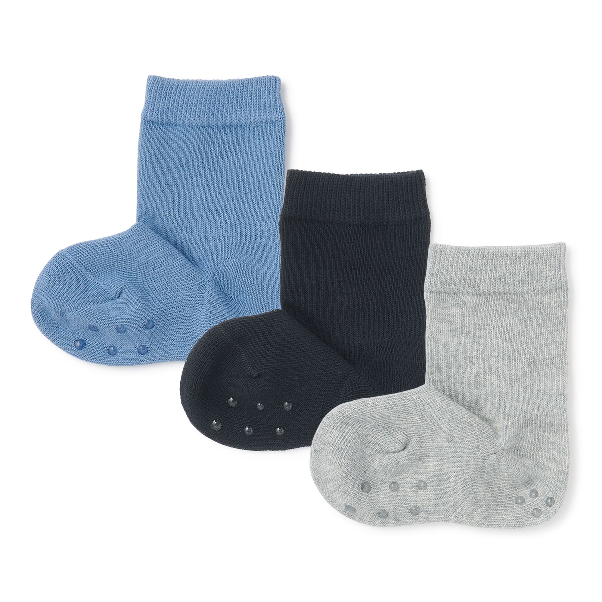 ベビー　足なり直角　靴下（３足組）