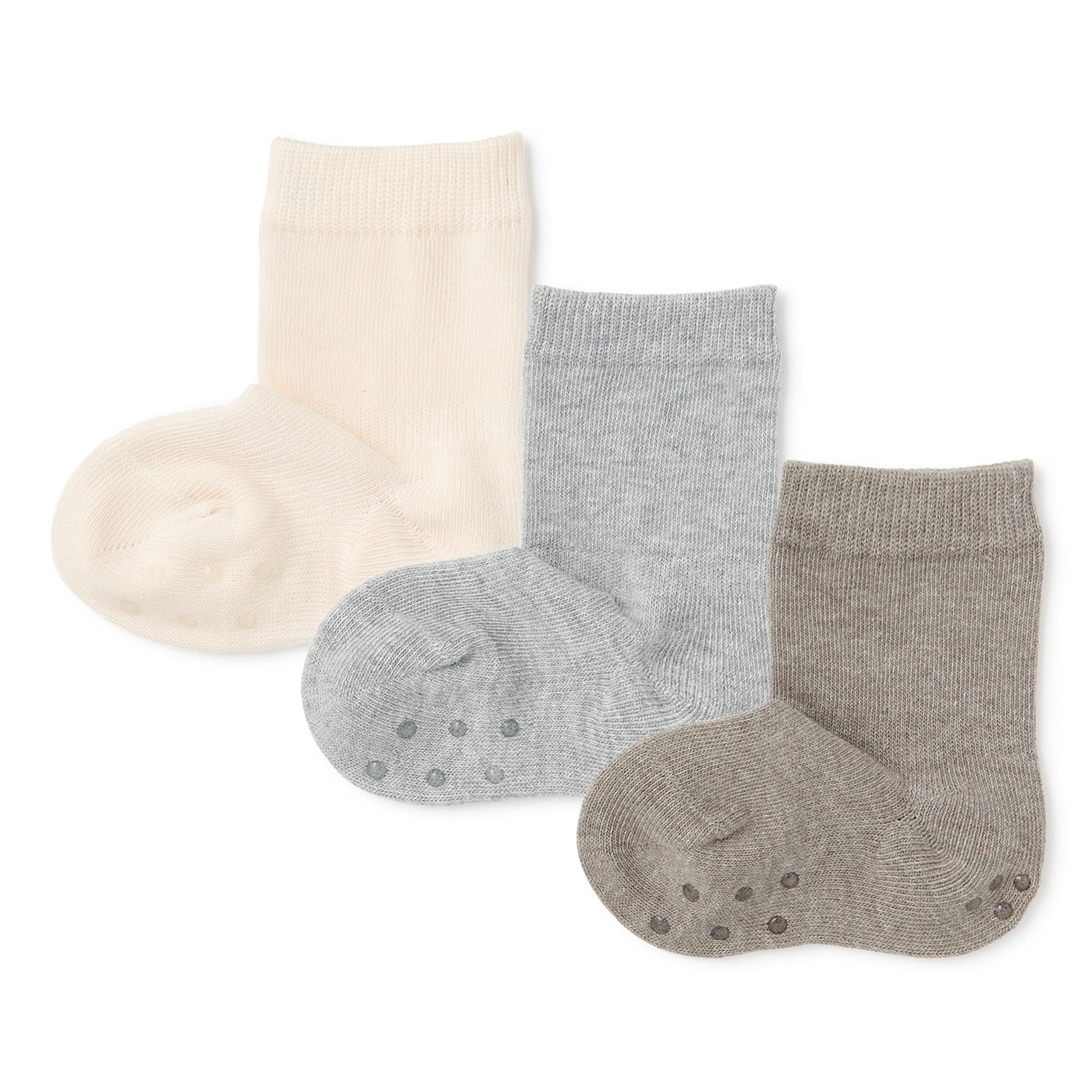ベビー　足なり直角　靴下（３足組）