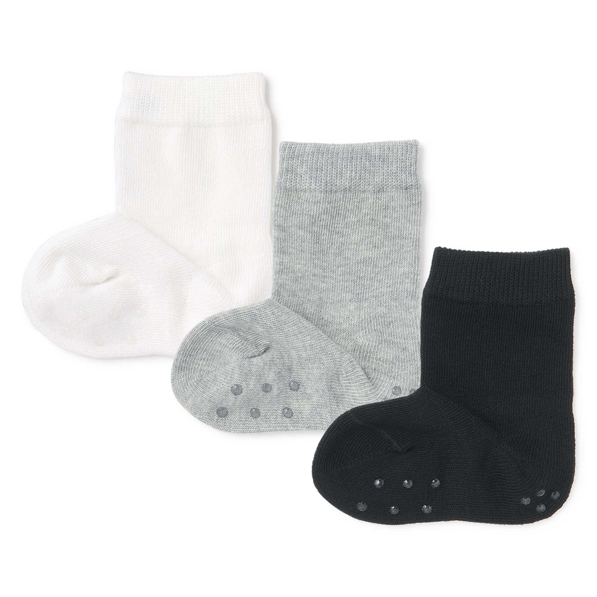 ベビー　足なり直角　靴下（３足組）