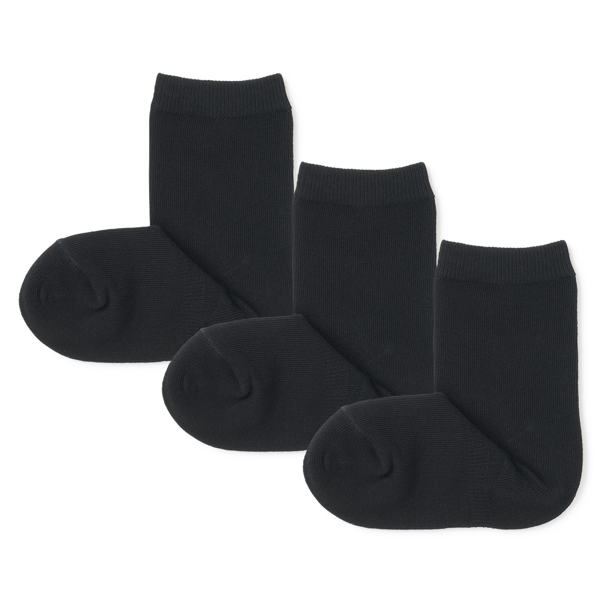 キッズ　足なり直角　靴下（３足組）