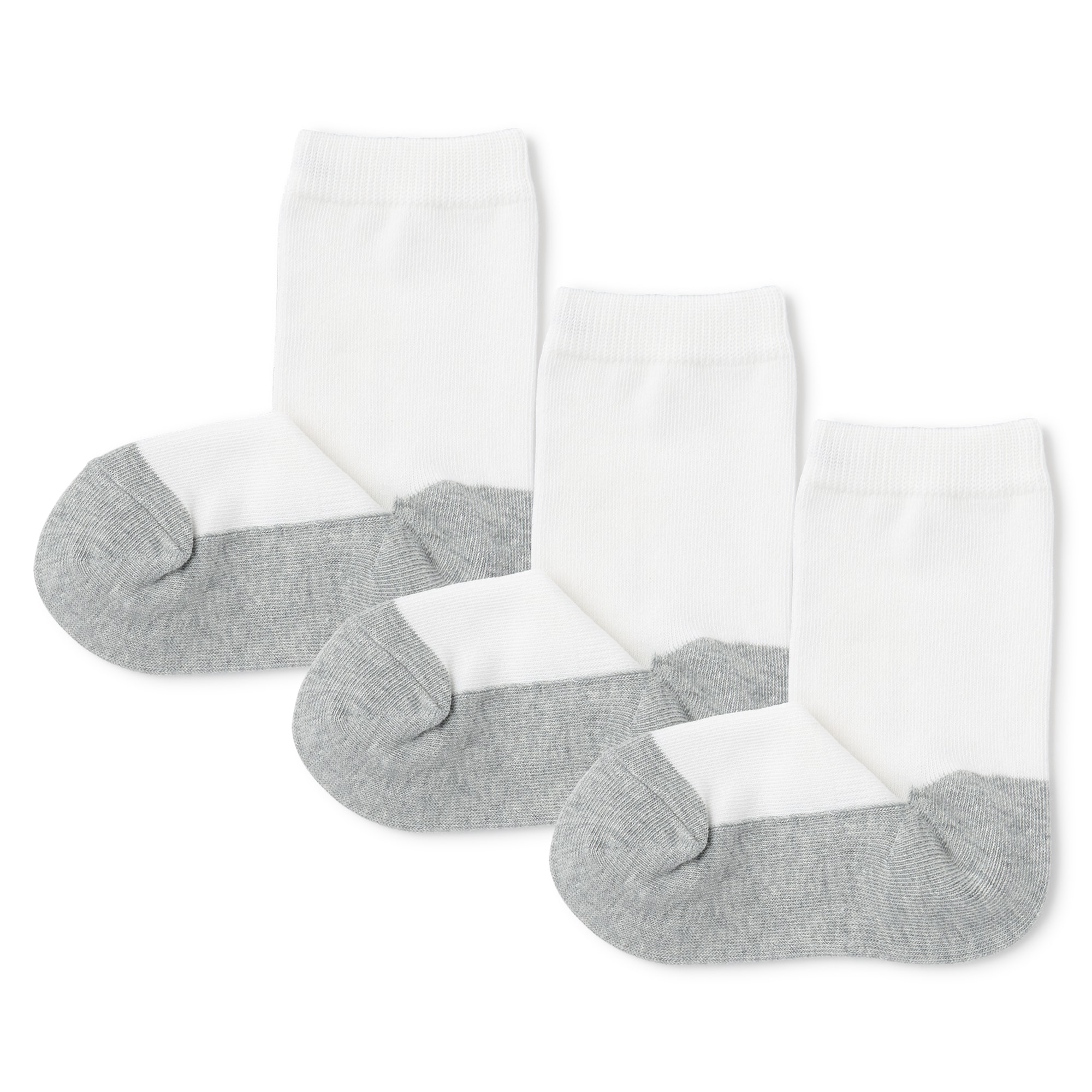 キッズ　足なり直角　靴下（３足組）