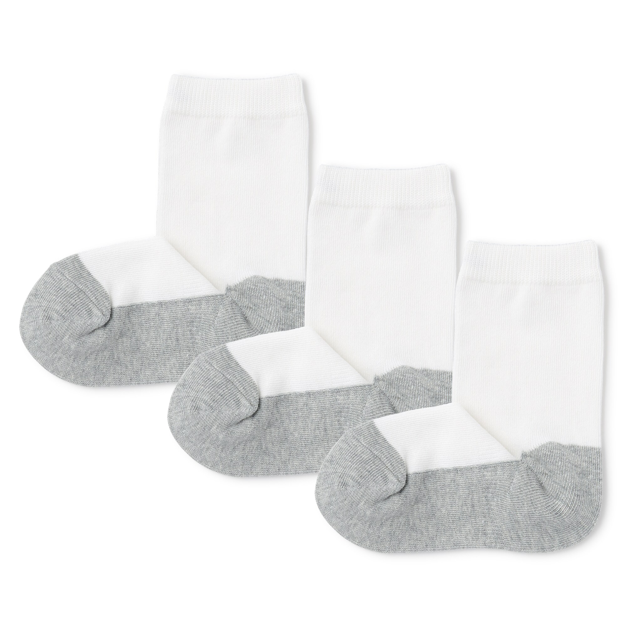 キッズ　足なり直角　靴下（３足組）