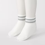 キッズ　足なり直角　ショート丈靴下（柄・３足組）