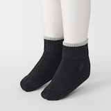 キッズ　足なり直角　ショート丈靴下（柄・３足組）