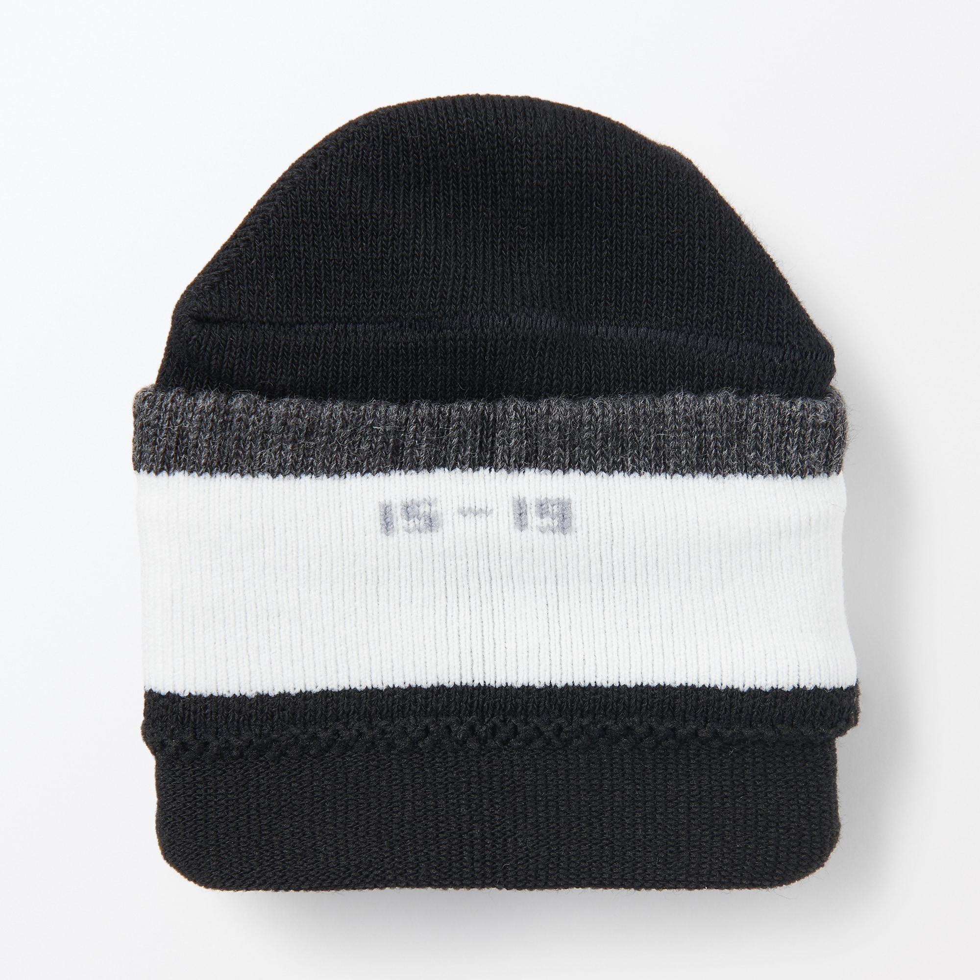 キッズ　足なり直角　ショート丈靴下（柄・３足組）