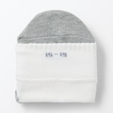 キッズ　足なり直角　ショート丈靴下（３足組）