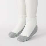 キッズ　足なり直角　ショート丈靴下（３足組）