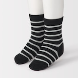 キッズ　足なり直角　靴下（柄・３足組）