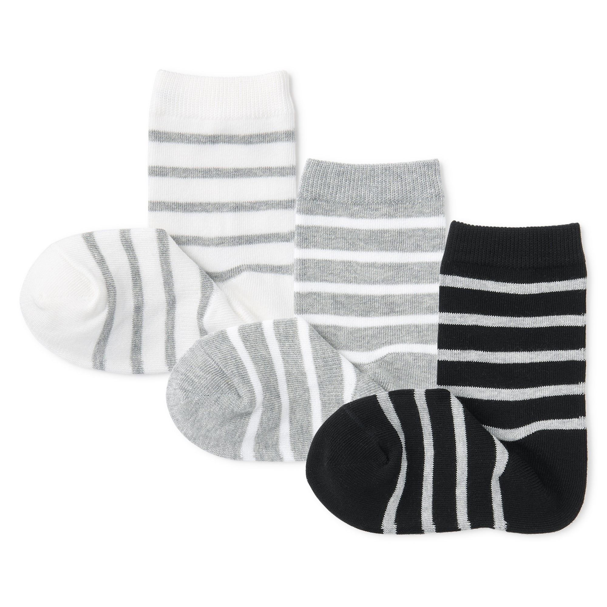 キッズ　足なり直角　靴下（柄・３足組）