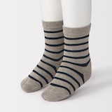 キッズ　足なり直角　靴下（柄・３足組）