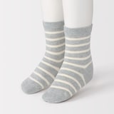 キッズ　足なり直角　靴下（柄・３足組）