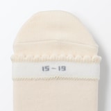 キッズ　足なり直角　ピコット靴下（３足組）