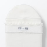 キッズ　足なり直角　ピコット靴下（３足組）