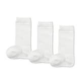 ベビー　足なり直角　ハイソックス（３足組）