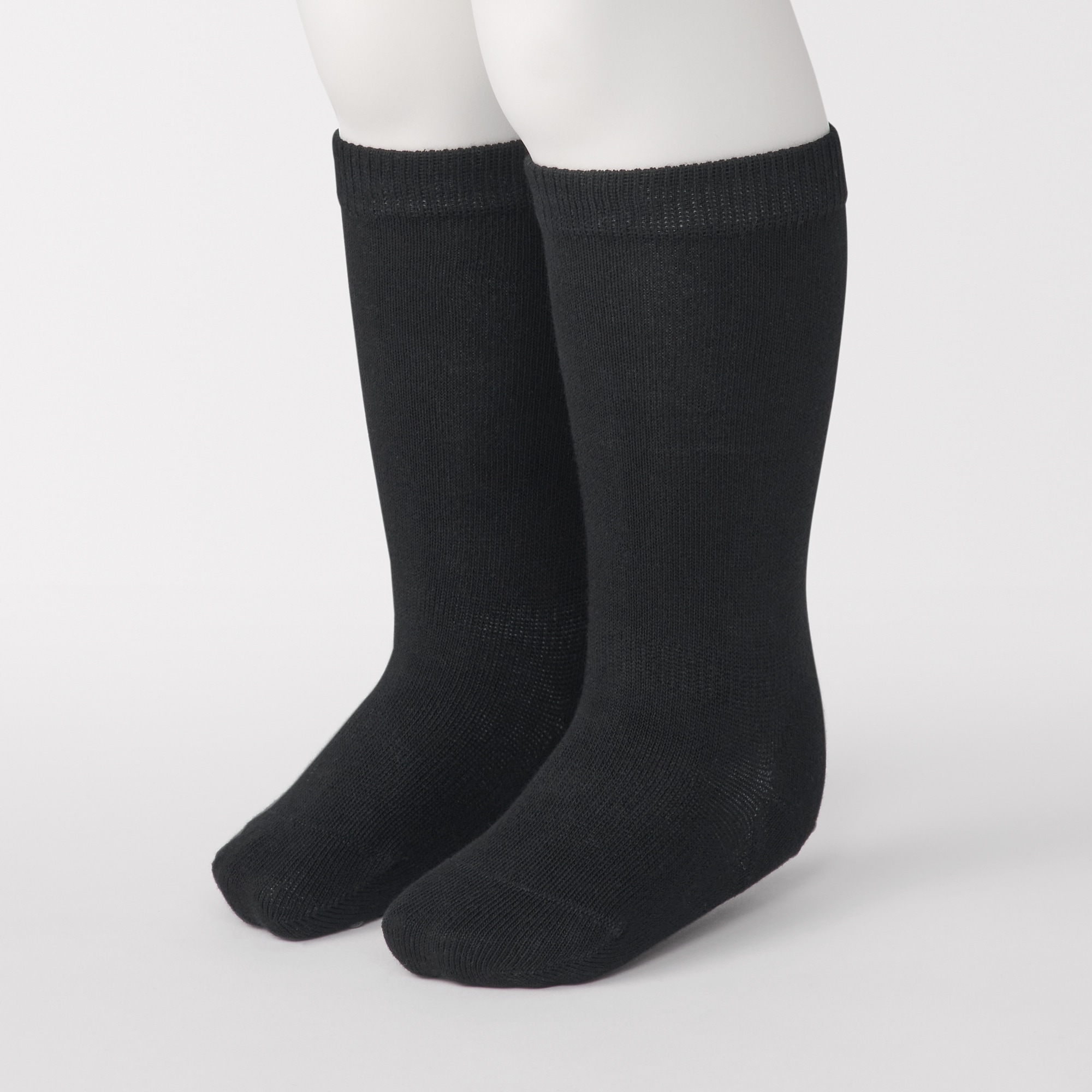 ベビー　足なり直角　ハイソックス（３足組）