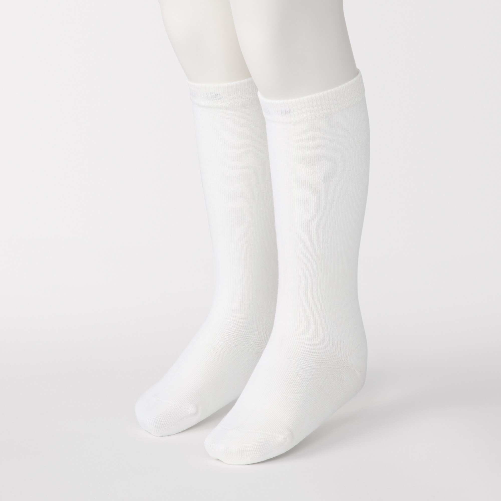 キッズ　足なり直角　ハイソックス（３足組）