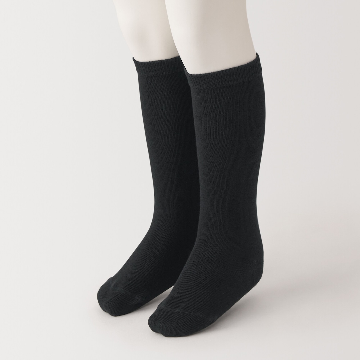キッズ　足なり直角　ハイソックス（３足組）